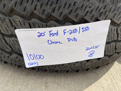 20" Ford F-250 King Ranch Lariat OEM 10100 rims wheels CHROME BRIDGESTONE