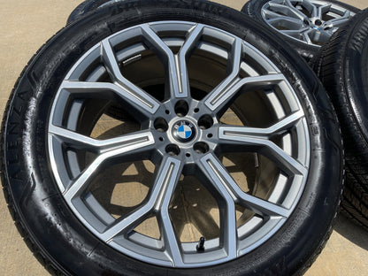 21" BMW X6 X7 OEM 86533 96409 Series 753 wheels rims tires BRIDGESTONE