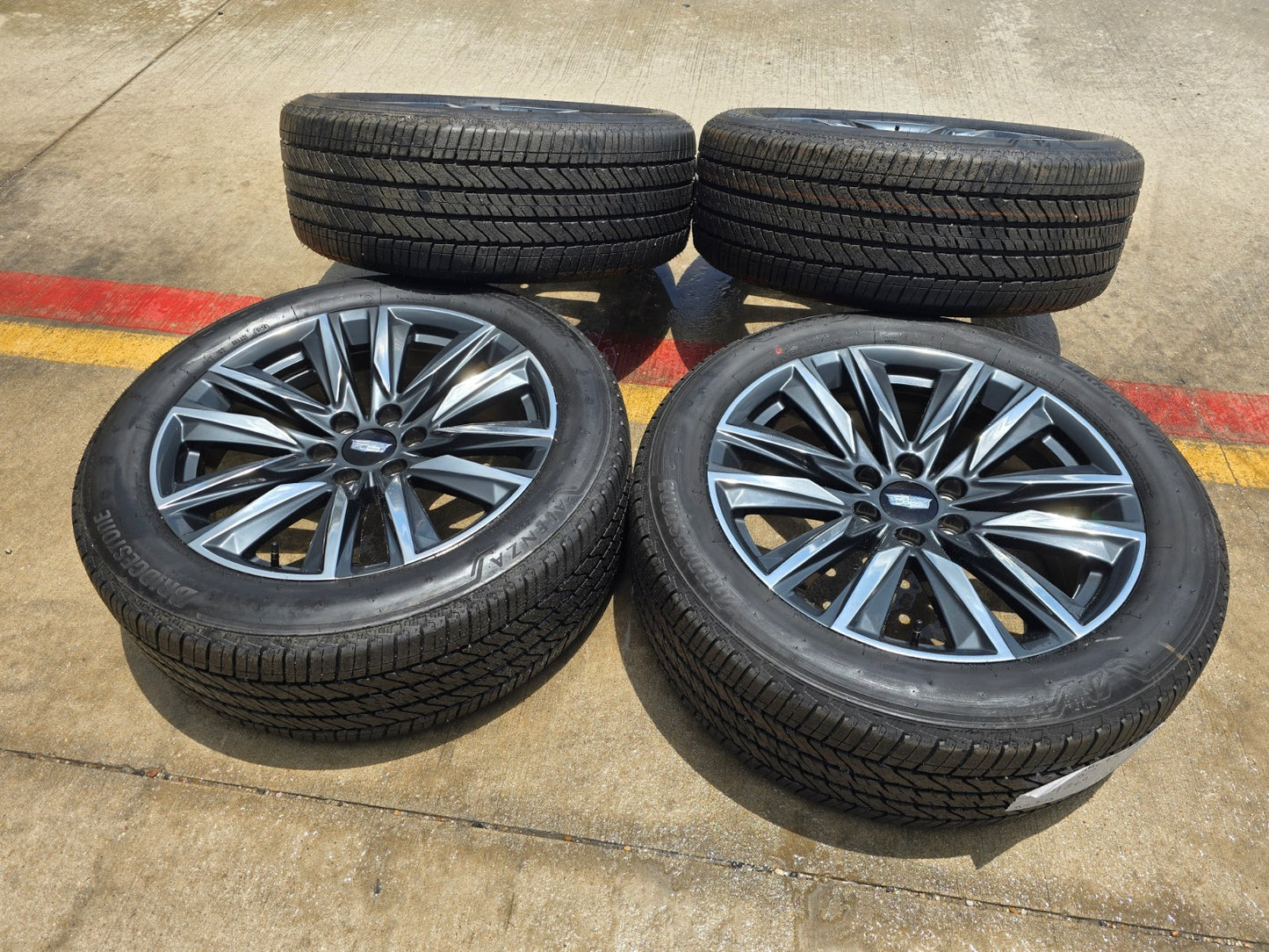 NEW 22" Cadillac Escalade OEM wheels rims 95028 4869 GMC Sierra SET 1999-2027