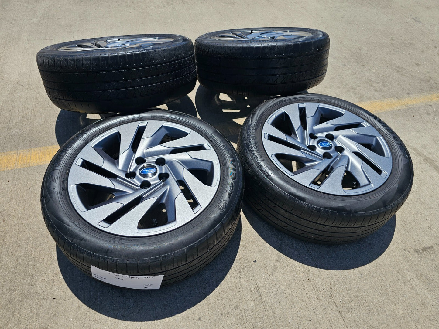 18" Subaru Outback Legacy Forester OEM wheels rims  tires 2023 2024 2025