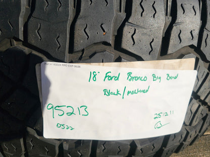 18" Ford Bronco wheels rims tires black 95213 Ranger GOODYEAR 35" DISCOUNTED
