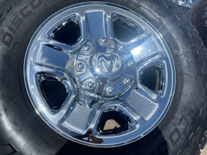 18" Dodge Ram 2500 3500 STEEL chrome OEM 2473 wheels rims SET COOPER