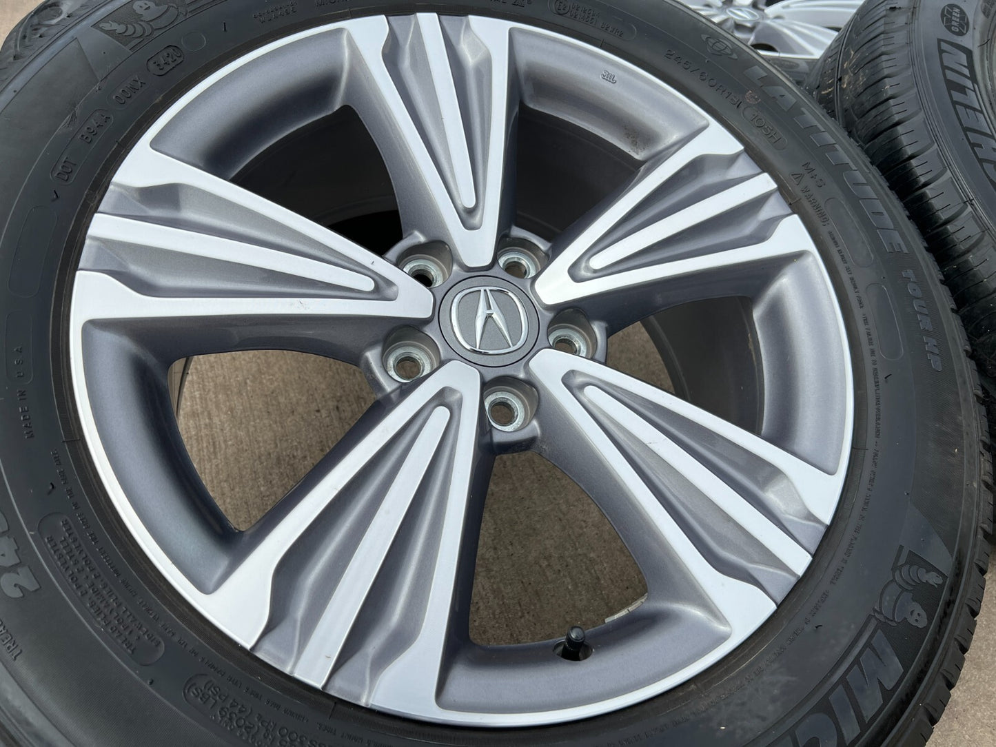 18" Acura MDX OEM wheels rims 71844 Honda Ridgeline Pilot tires