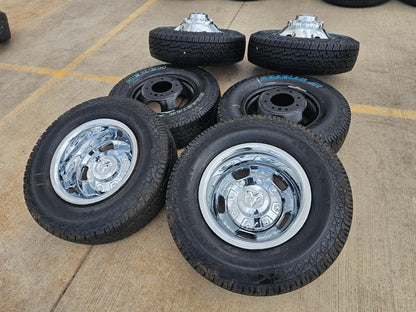 17" Dodge Ram 3500 Dually 8x200 wheels rims 2703 2704 OEM 2025 2026 NEW A/T