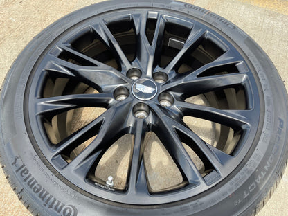 20" Cadillac XT4 OEM 4890 wheel rim black tire 2023 2024 2025 2026 2027 NEW