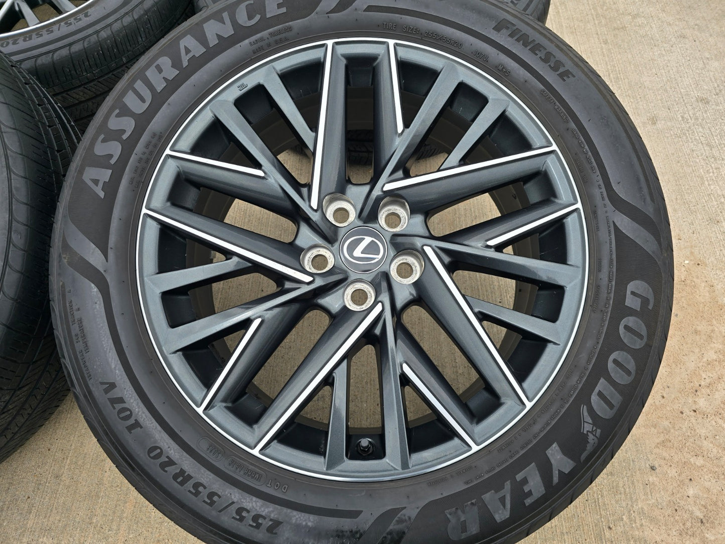 20" Lexus TX350 OEM 10574 wheels rims LS500H LS500 LC500 Grand Highlander