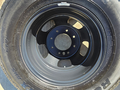 17" Dodge Ram 3500 Dually Laramie 8x200 wheels rims OEM 2703 2704 NEXEN
