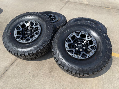 17" Ford F-150 Raptor R OEM BEADLOCK rims wheels BFG 37" tires 2026 2027 NEW