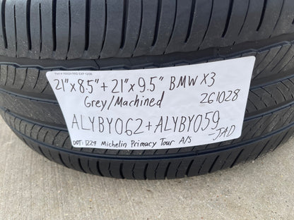 21" BMW X3 X4 OEM 86365 86368 Series Style 7261 wheels rims X3M X4M MICHELIN