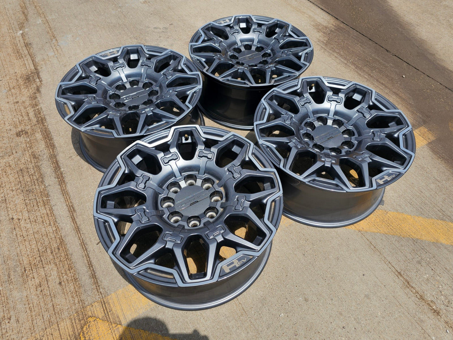 22" Hummer EV HEV 2500 OEM 8x165 14094 wheels rims 2023 2024 2025 2026 2027