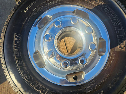 17" Ford F-350 Dually OEM 10477 10478 rims wheels MICHELIN 2023 2024 2025 2026
