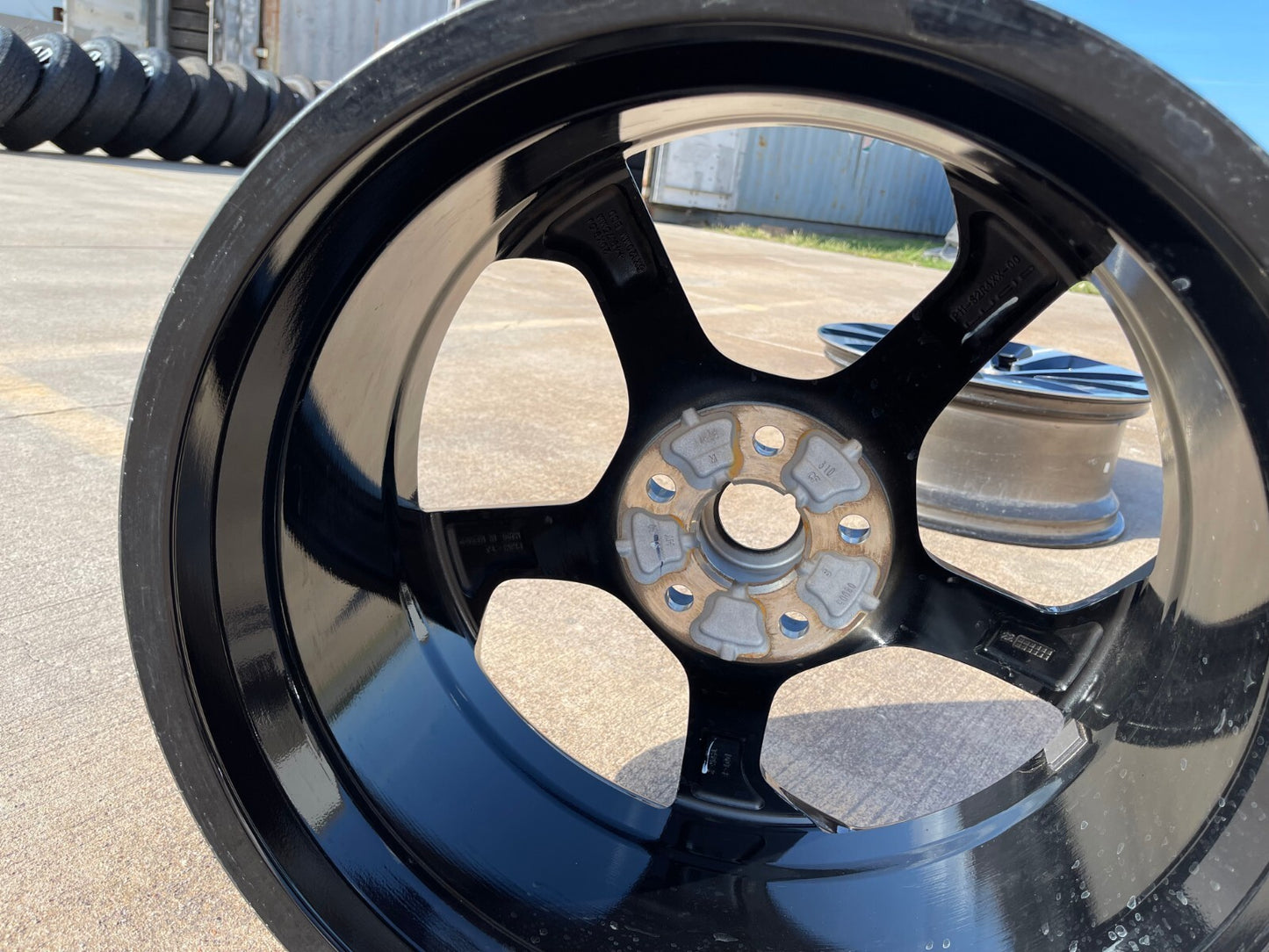 20" 20x9.5 Lucid Air OEM Grand Touring black wheel rim REAR 2022 2023 2024 2025