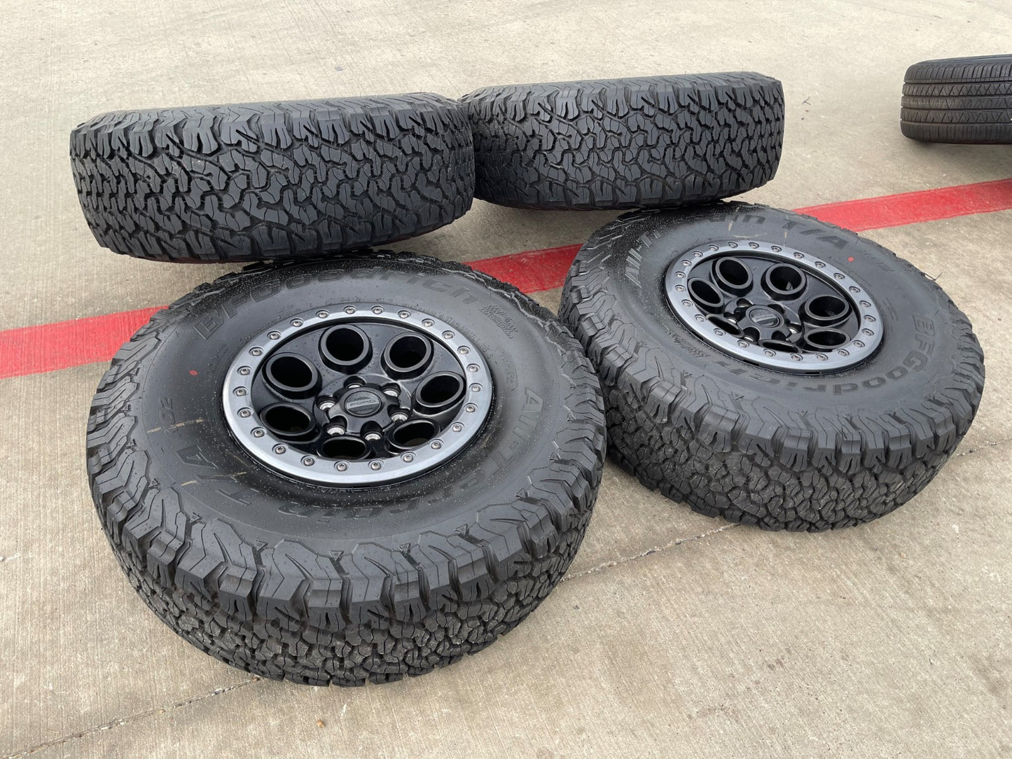 17" Ford F-150 Raptor OEM BEADLOCK 10612 rims wheels SET BFG KO2 37" NEW
