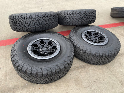 17" Ford F-150 Raptor OEM BEADLOCK 10612 rims wheels SET BFG KO2 37" NEW