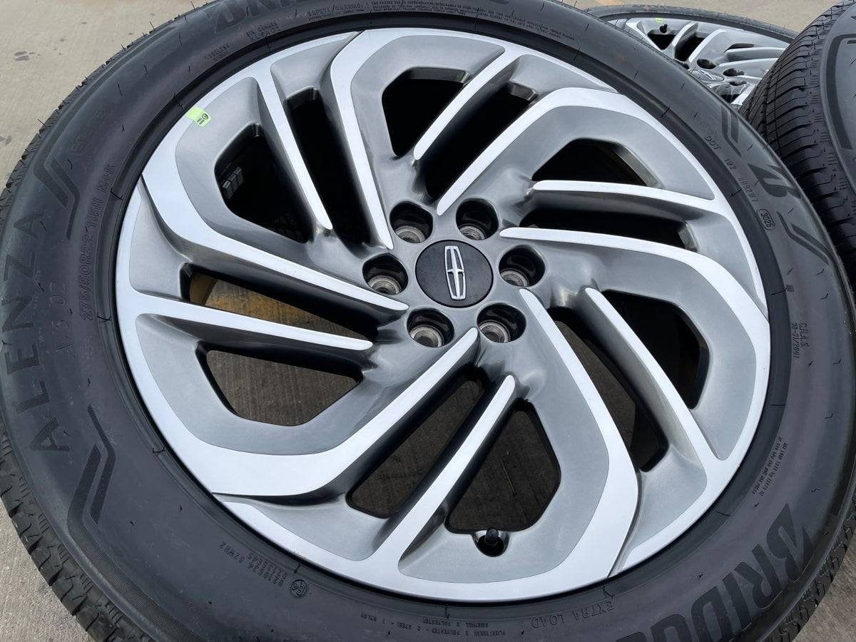 22" Lincoln Navigator OEM 94225 rims wheels BLACK LABEL 2025 2026 2027 SET NEW
