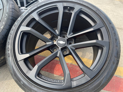 20" Chevy Camaro ZL1 OEM staggered wheels rims 5547 5548 tires