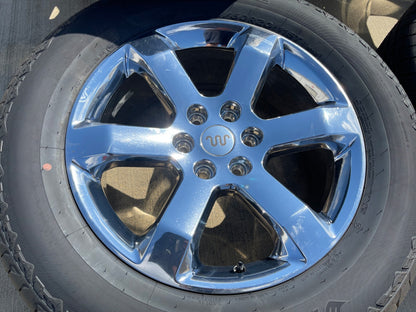 20" Ford F-150 OEM rims wheels CHROME 10347 Expedition SET HANKOOK A/T2 NEW