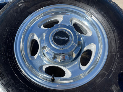 16" Ford F-250 F-350 Excursion OEM 3408 polished wheels rims tires