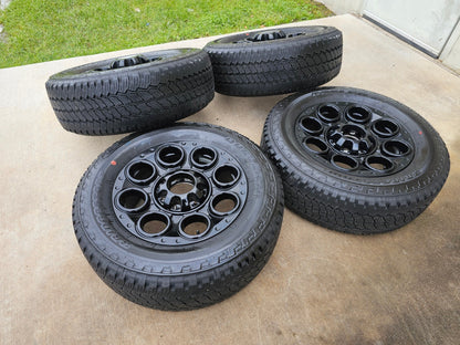 20" Ford F-250 F-350 OEM black LARIAT wheels rims 10299 tires BRIDGESTONE NEW