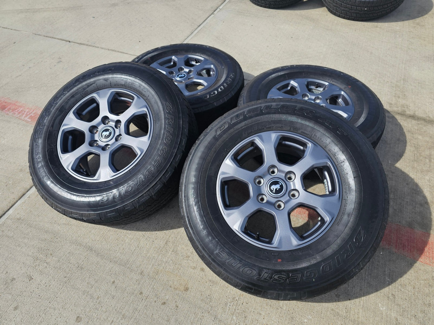 17" Ford Bronco Big Bend wheels rims 10384 OEM Ranger 2023 2024 2025 2026