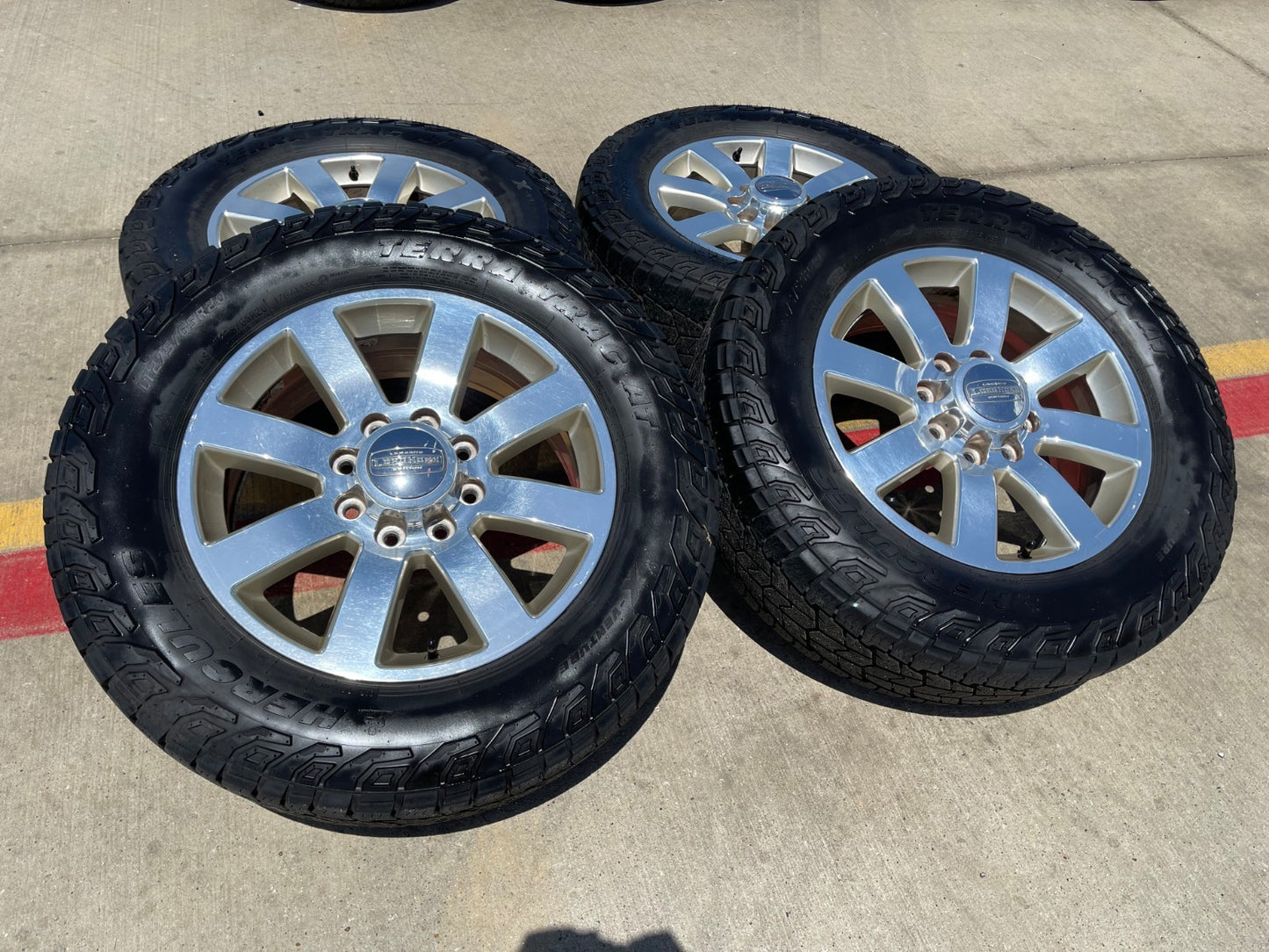 20" Dodge Ram 2500 3500 LARAMIE OEM 2478 2634 TAN wheels rims SET