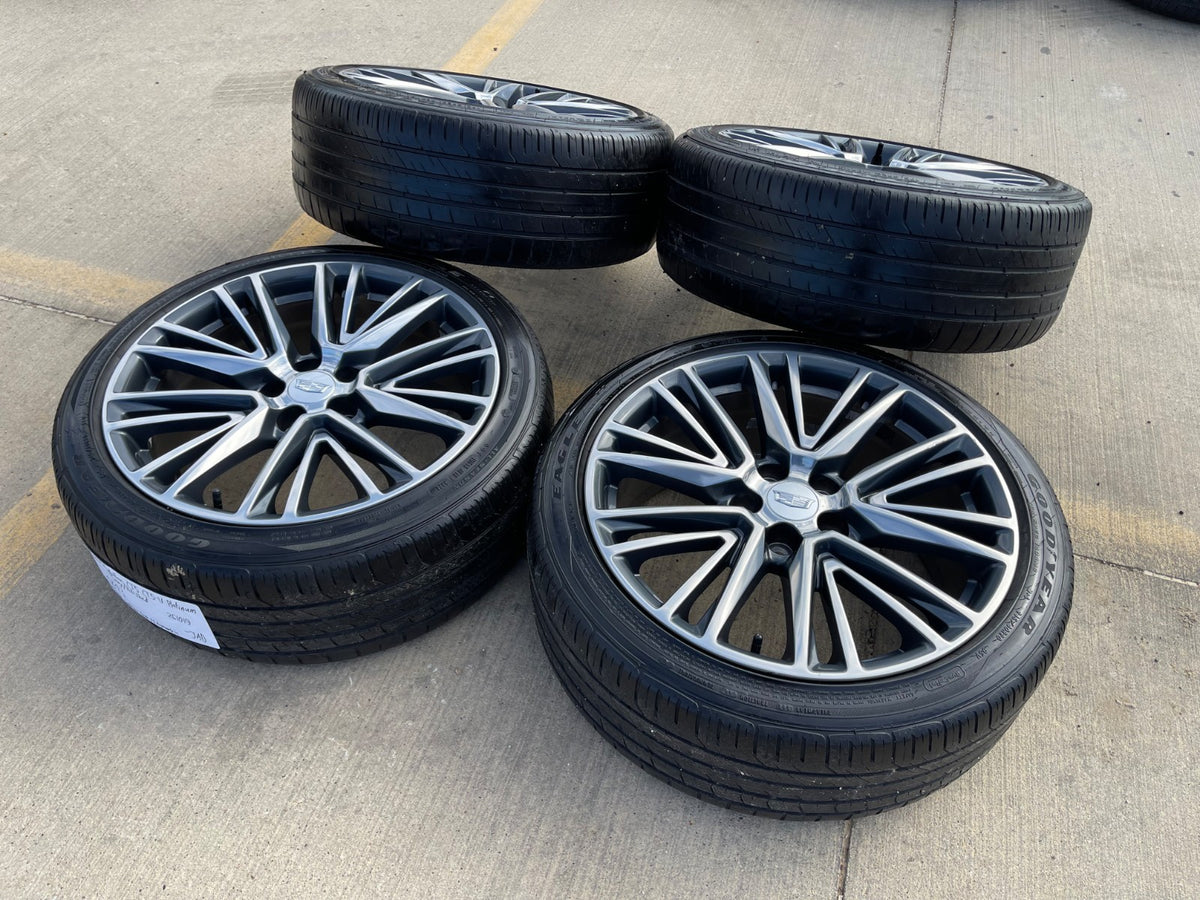 20" Cadillac CT5 CT5-V Platinum OEM 4843 wheels rims 2022 2023 2024 2025 2026