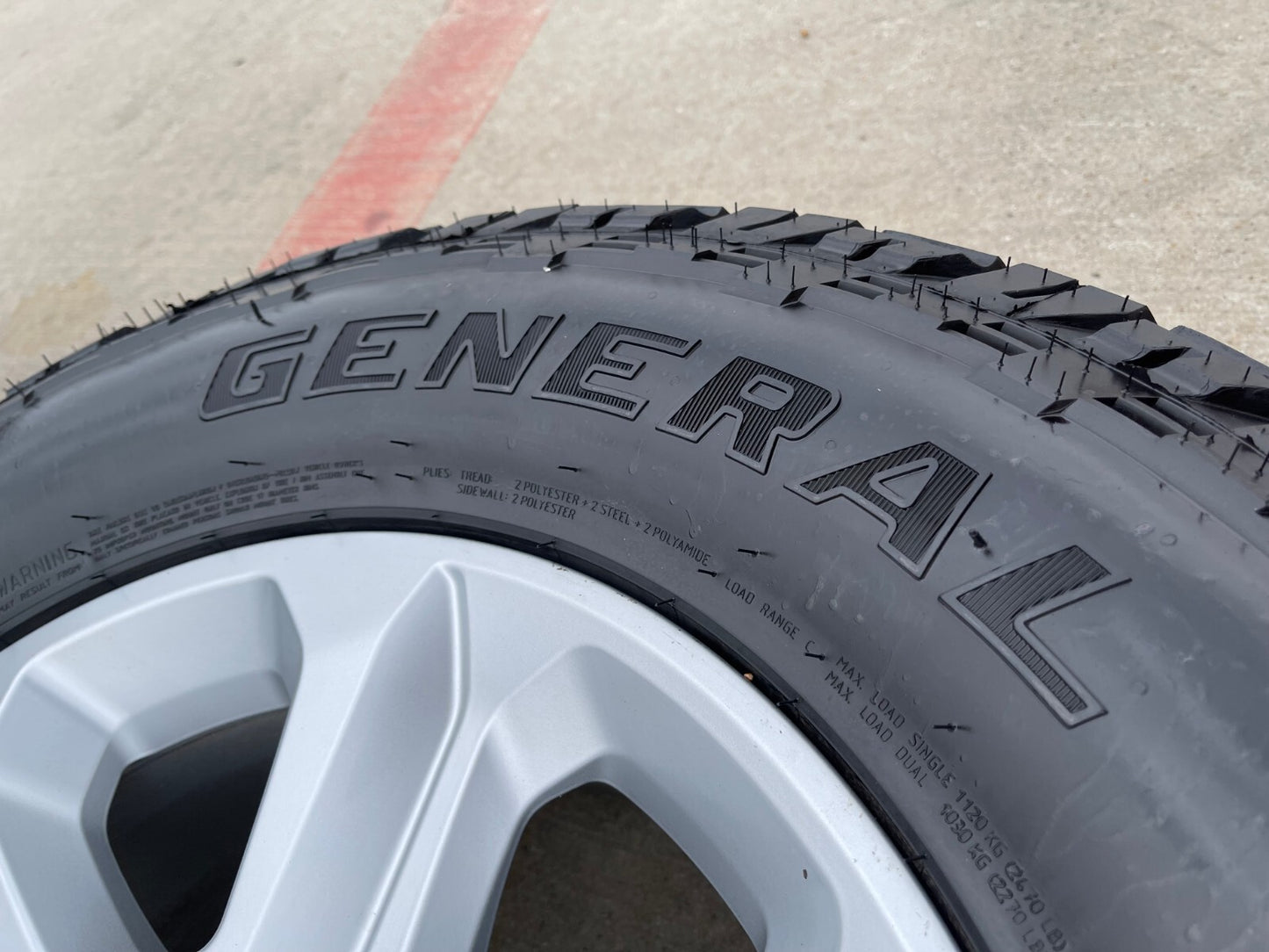 17" 4Runner Toyota Tacoma OEM wheels rims 75153 FJ GENERAL GRABBER A/TX NEW
