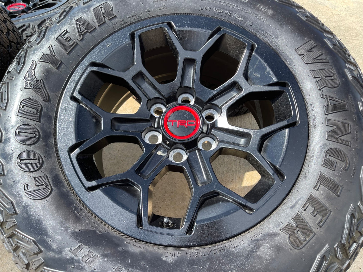 18" Toyota Tacoma 4Runner TRD OEM 95972 wheels rims SET 2025 2026 2027 GOODYEAR