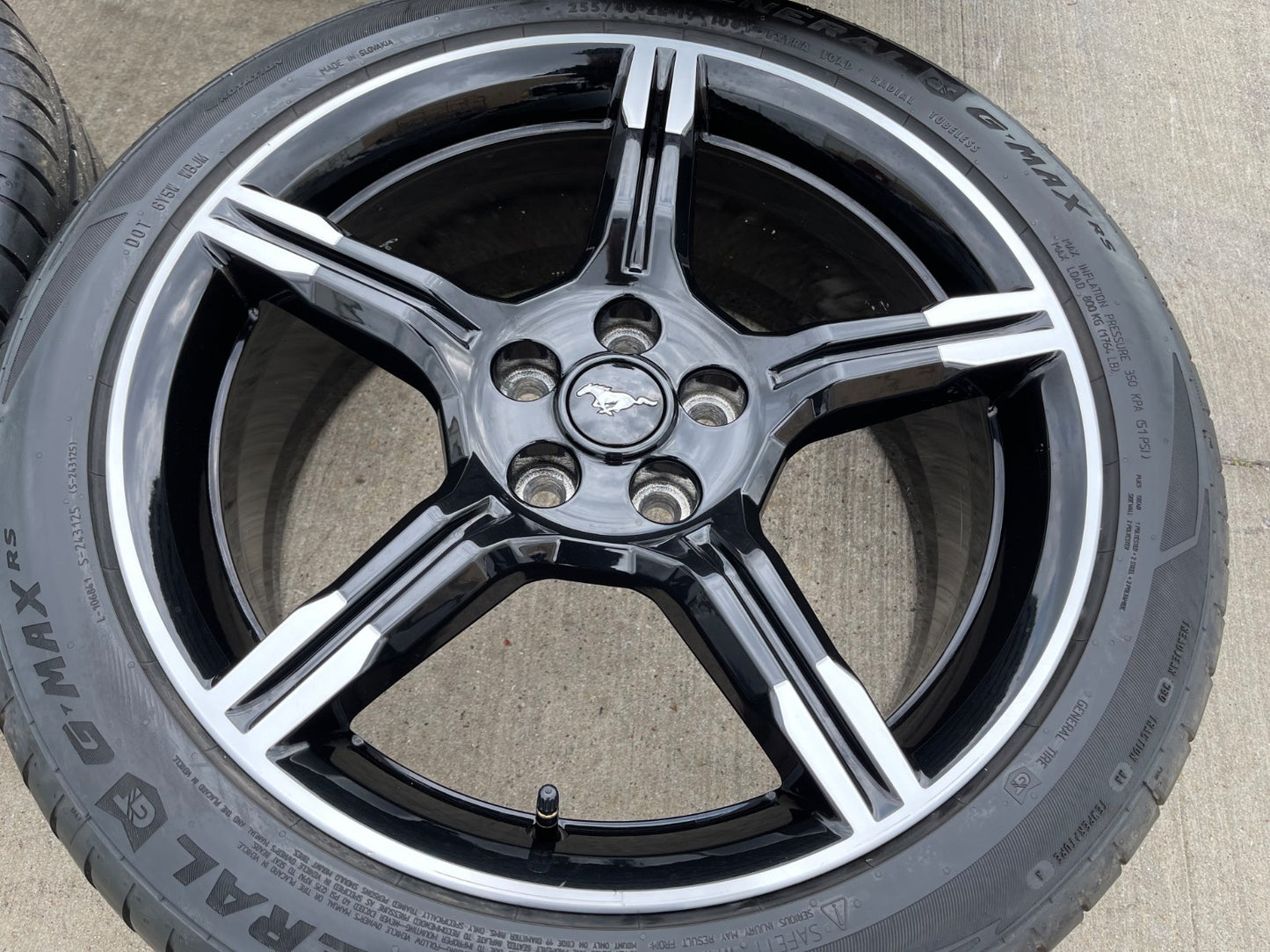 19" Ford Mustang GT OEM 10220 wheels rims 2021 2022 2023 2024 2025 2026