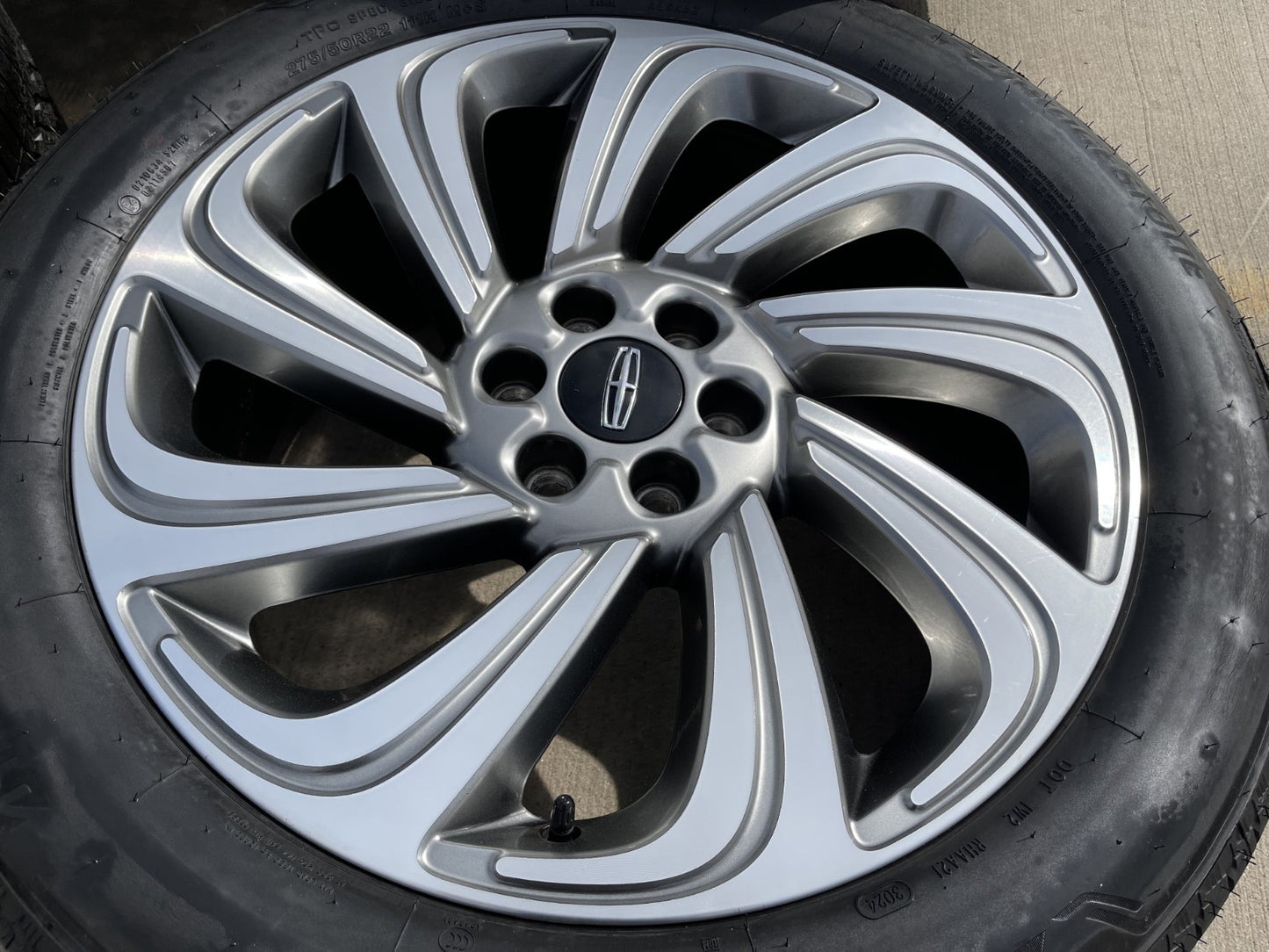 22" Lincoln Navigator BLACK LABEL OEM 10497 rims wheels BRIDGESTONE GREAT DEAL