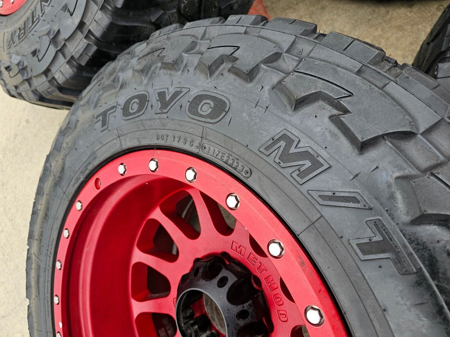 20x12 Method Off Road 305 NV Ford F-250 F-350 rims wheels 8x170 tires TOYO 37"