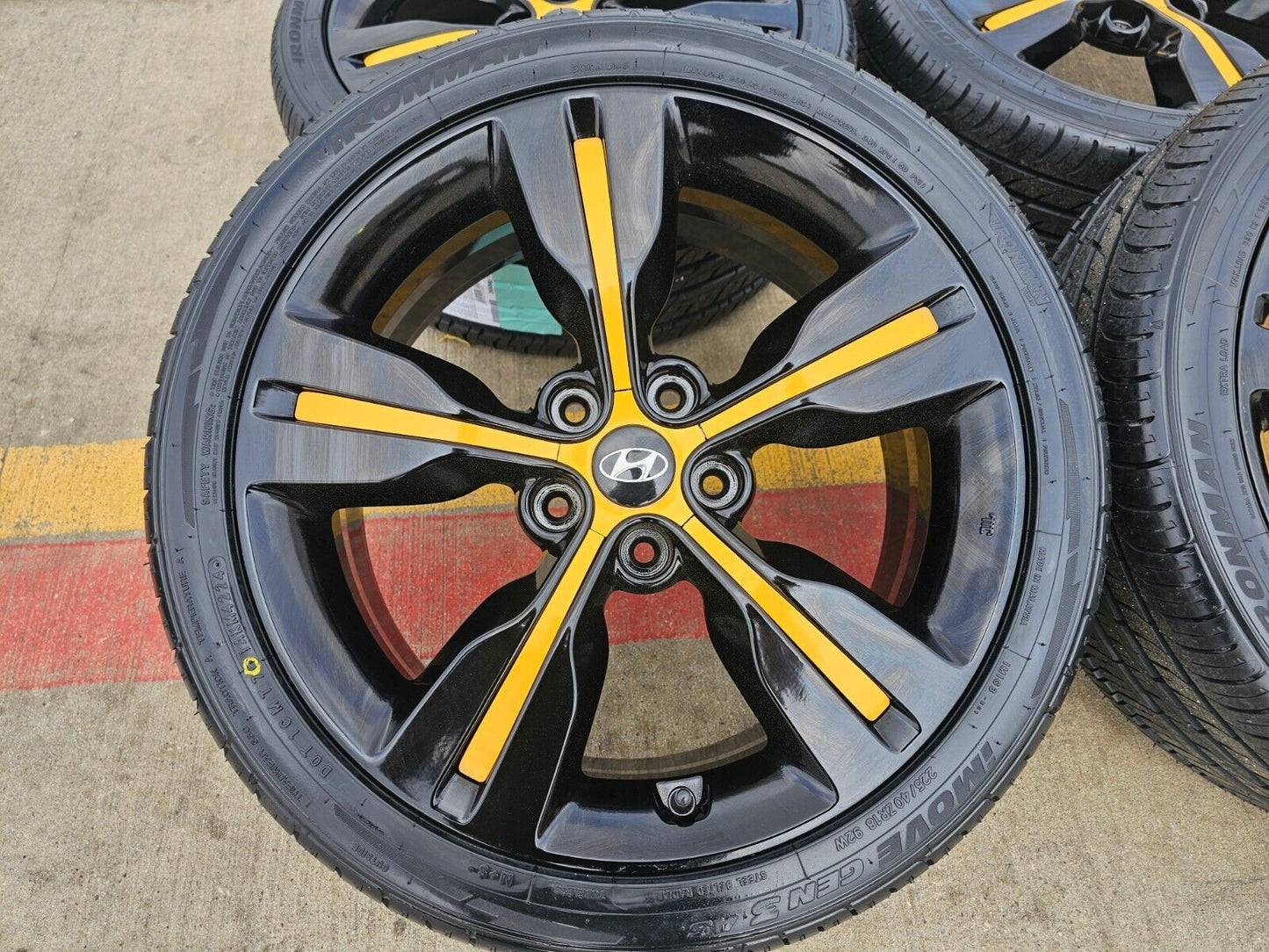 18" Hyundai Veloster K4 Sonata OEM wheel rims tires 70813 Tuscon Genesis NEW