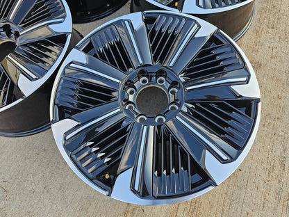 24" Cadillac Escalade IQ EV OEM 8x165 wheels rims Hummer 2500 2024 2025 2026