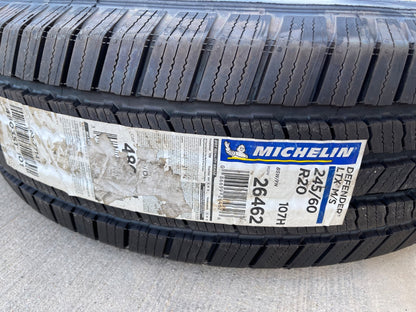 245/60/20 Michelin Defender LTX M/S tire Toyota 4Runner 245/60R20 NEW