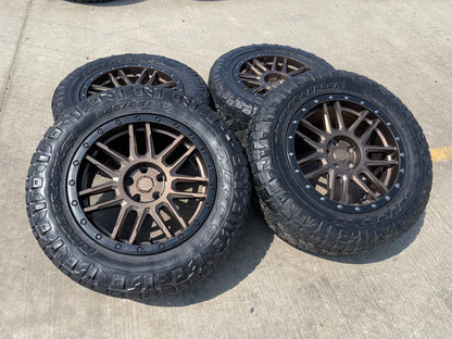 17" 17x8 Black Rhino Arches BRONZE Ford Maverick Bronco Sport rims wheels SET