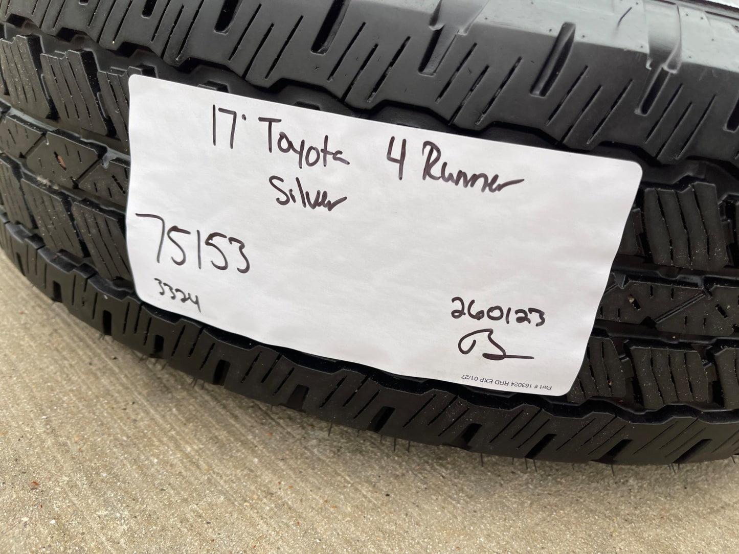 17" 4Runner Toyota Tacoma OEM wheels rims 75153 FJ DUELER A/T