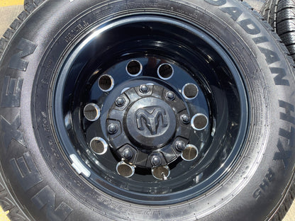17" Dodge Ram 3500 Dually Laramie wheels rims 2706 2707 OEM black SET 2025 2026