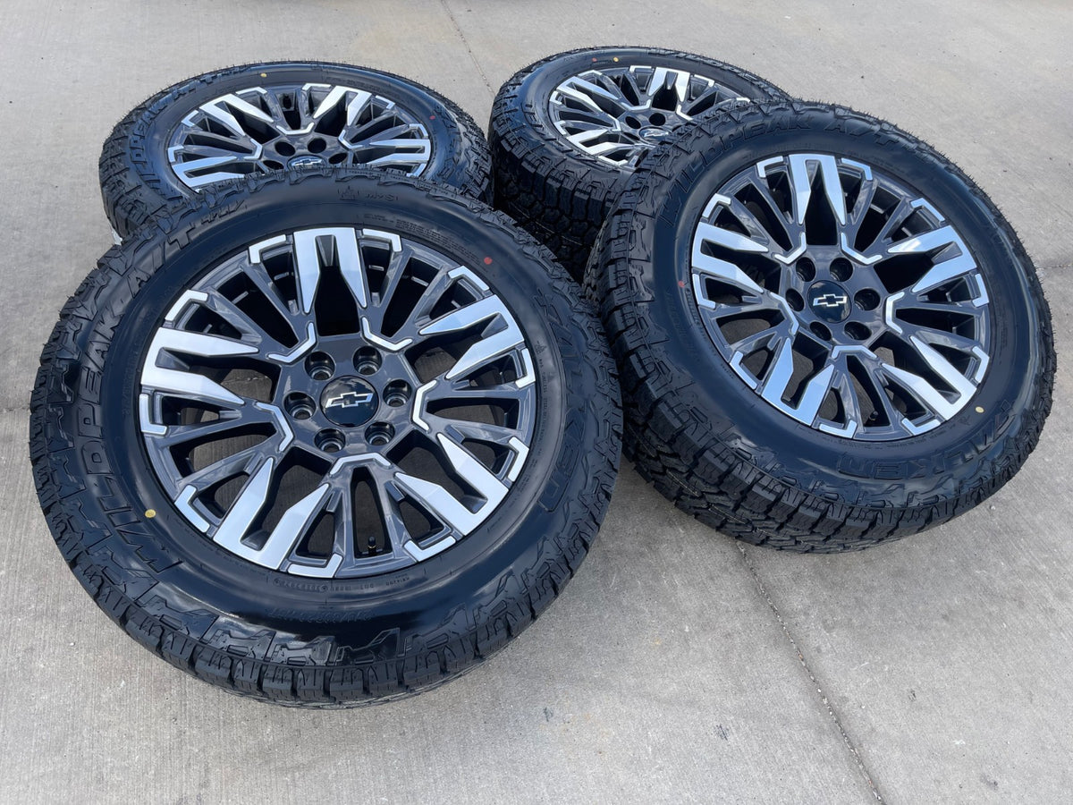 20" Chevy Silverado Suburban Tahoe Z71 OEM wheels rims SET NEW FALKEN A/T4