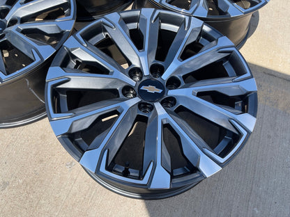 22" Chevy Tahoe Silverado Suburban OEM wheels rims 2023 2024 2025 2026 2027 NEW