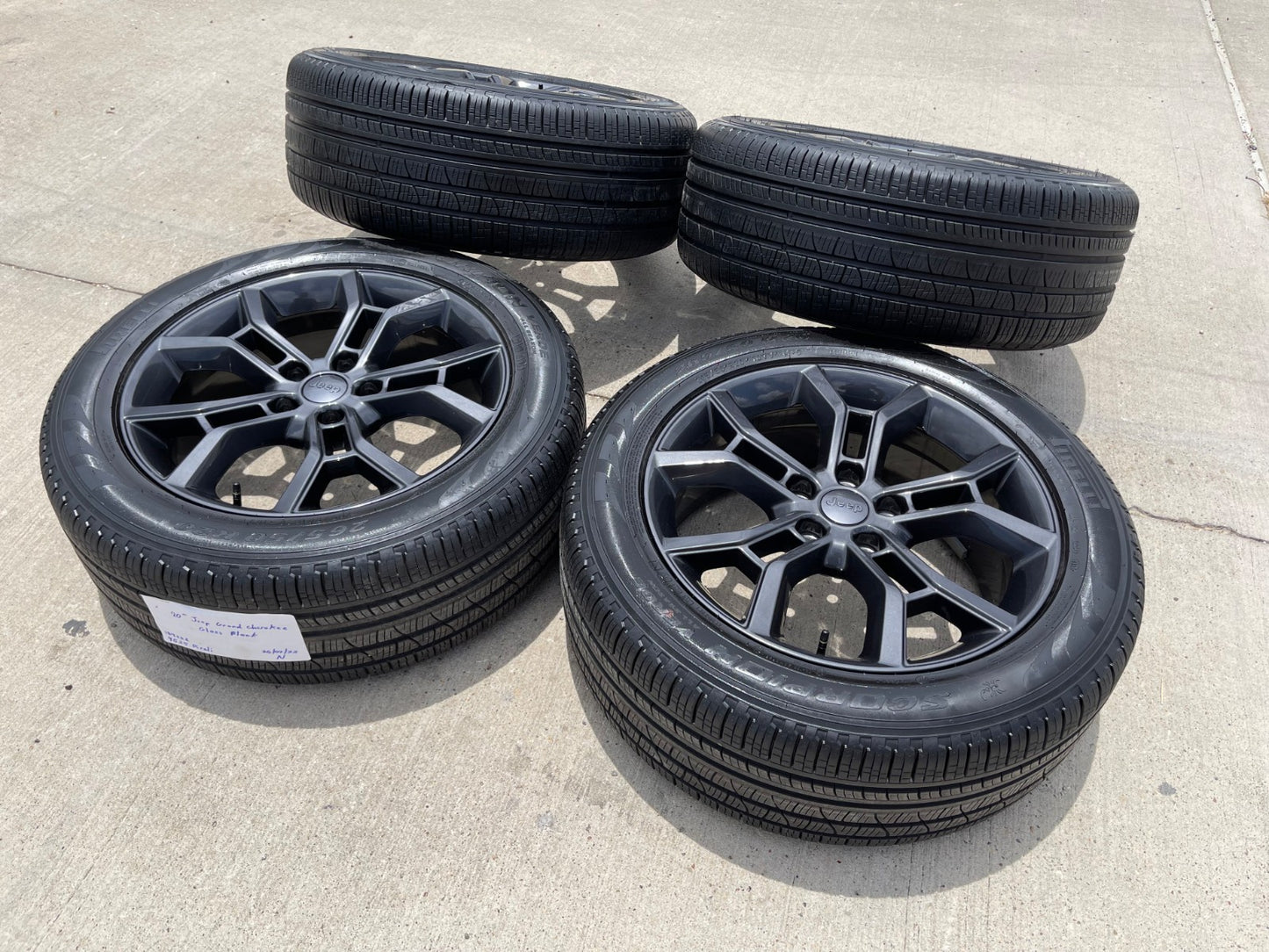 20" Jeep Grand Cherokee L OEM 9322 wheels rims Dodge Durango SET 2025 2026 2027