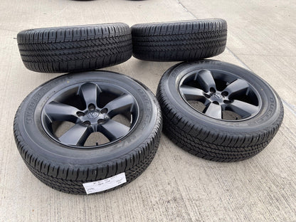 20" Dodge Ram 1500 OEM wheels rims 2495 black 5x139 tires BRIDGSETONE NEW