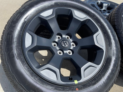 20" Dodge Ram 1500 OEM Laramie Black 2462 2680 wheels rims 2024 2025 2026 NEW