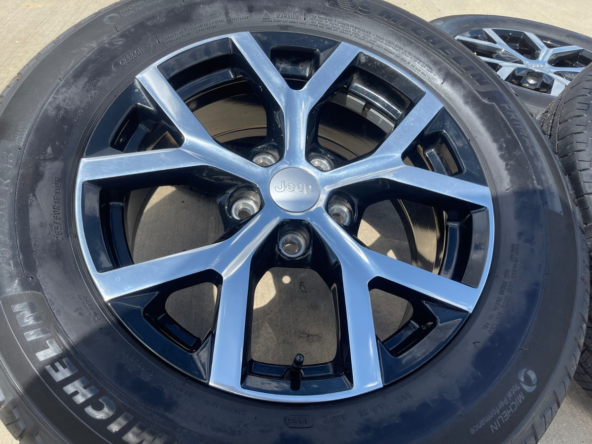 18" Jeep Grand Cherokee L OEM wheels rims 9285 95198 Durango 2025 2026 MICHELIN