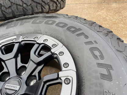 17" Ford F-150 Raptor Bronco R OEM BEADLOCK rims wheels 37" tires 2024 2025 NEW