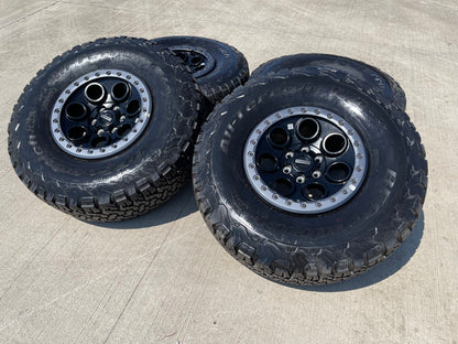 17" Ford F-150 Raptor OEM BEADLOCK 10612 rims wheels BFG KO2 37" SET NEW