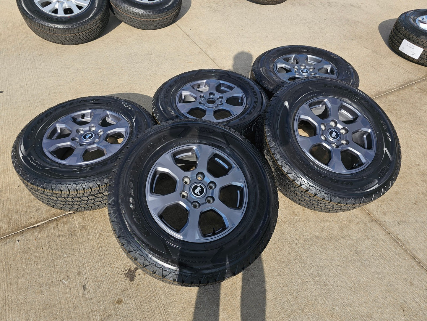 17" Ford Bronco Big Bend wheels rims 10384 OEM Ranger 2024 2025 2026 GOODYEAR