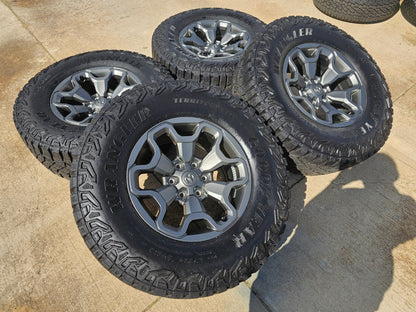 18" Dodge Ram 1500 TRX RHO GRAY OEM 66002 wheels rims SET TERRITORY A/T 35"