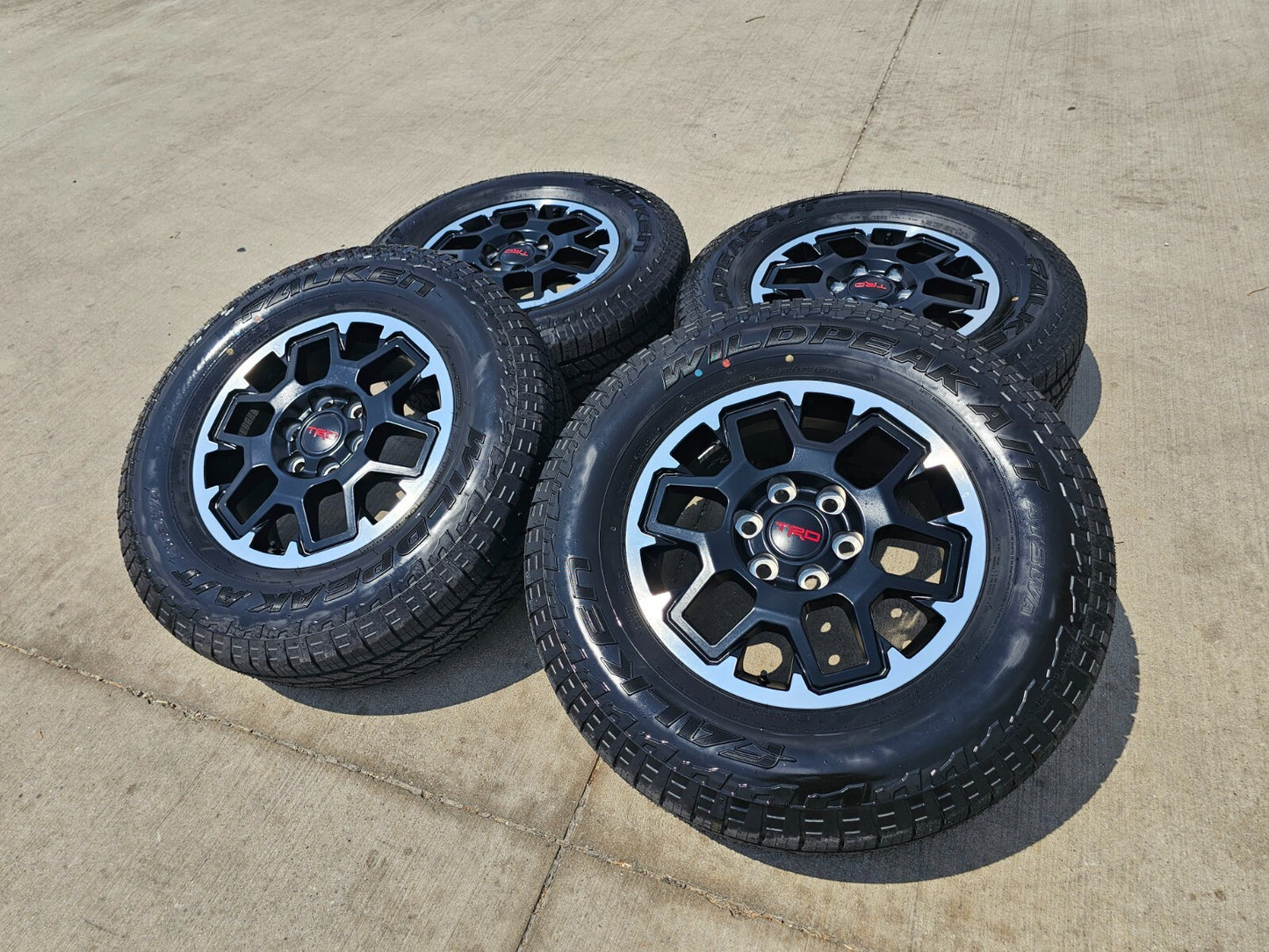 18" Toyota Tacoma 4Runner TRD OEM 94199 wheels rims tires Falken A/T NEW