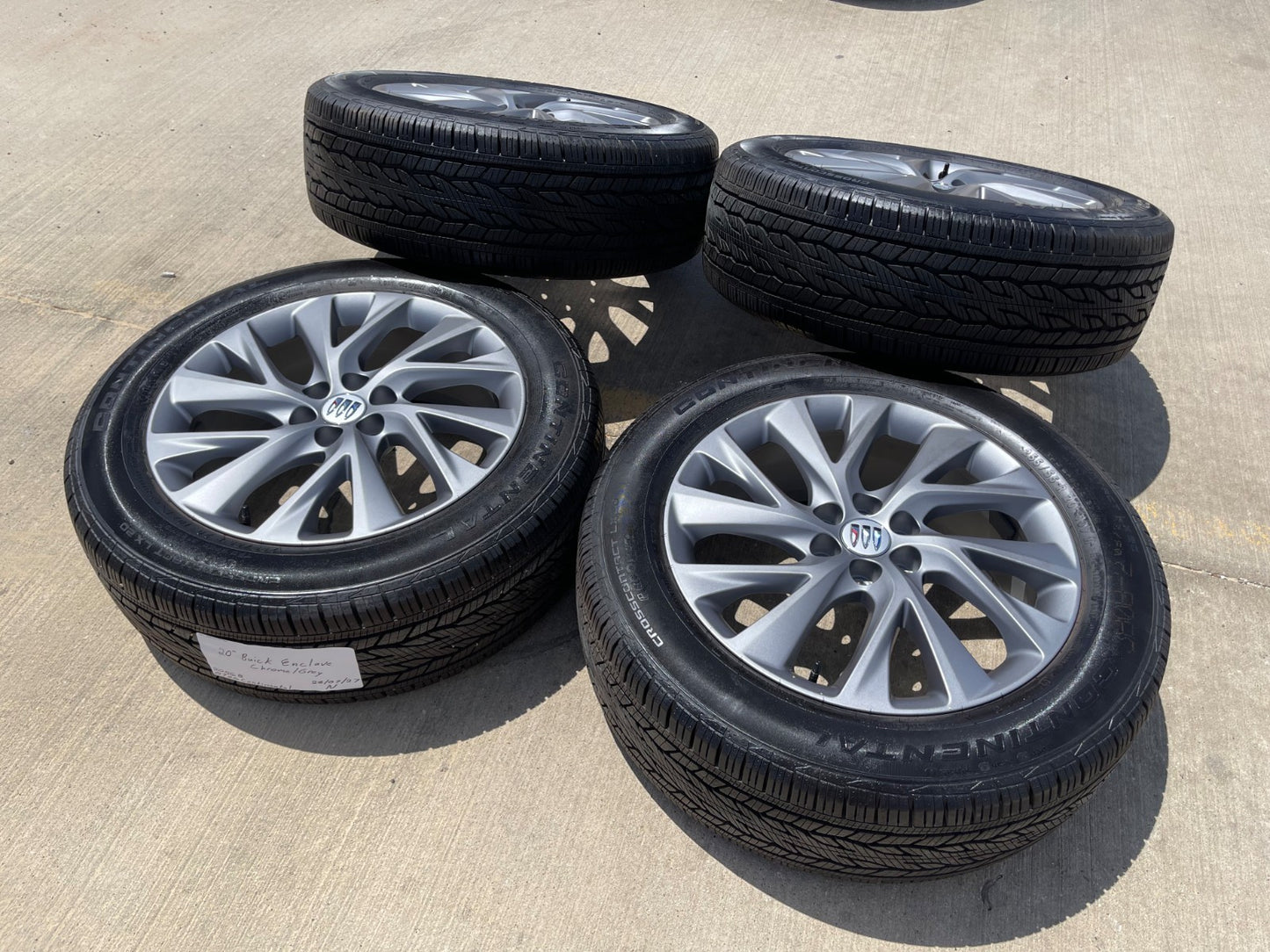 20" Buick Enclave OEM 4167 wheels rims SET Blazer Traverse XT6 GMC Acadia NEW