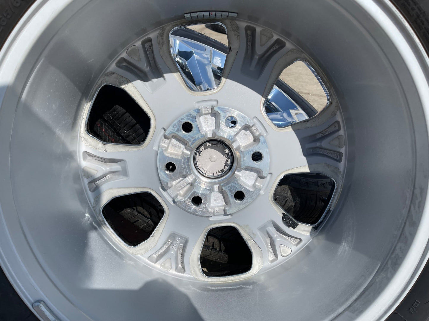 20" Dodge Ram 1500 OEM Laramie CHROME 2680 wheels rims 2025 2026 BRIDGESTONE NEW